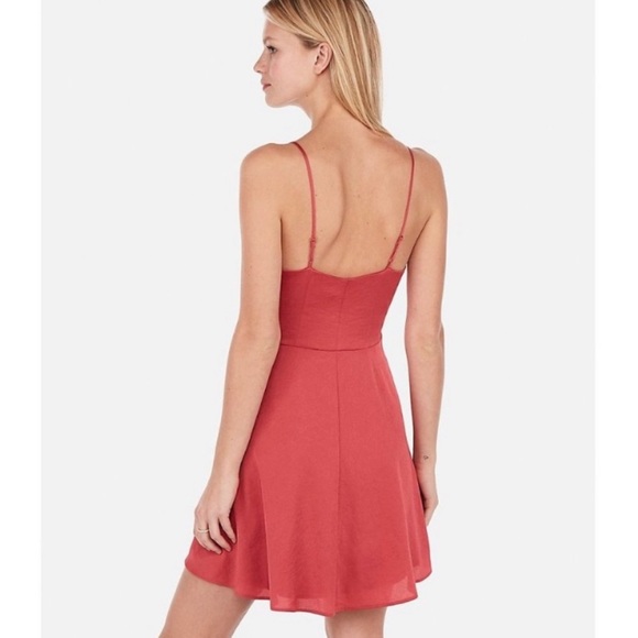 Express Satin Slip Dress - Picture 2 of 8